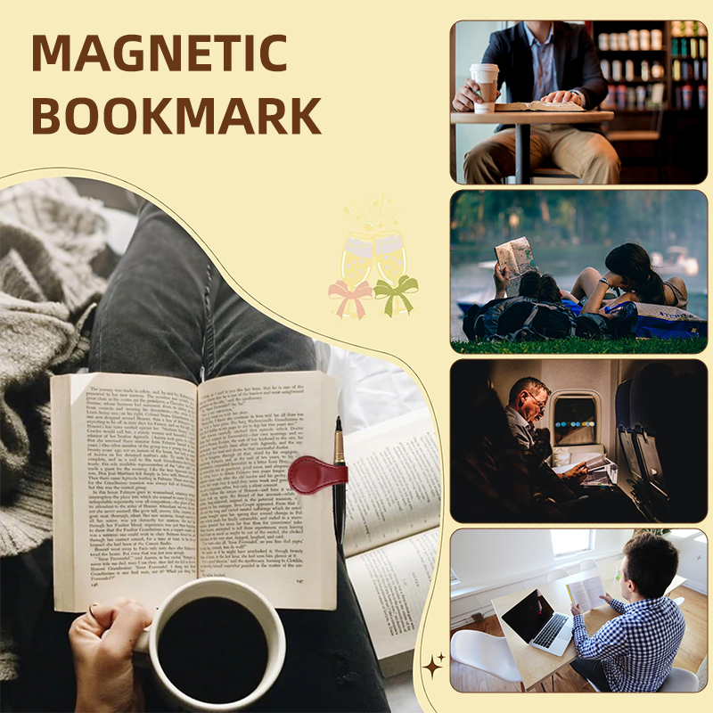 5pcs Personalised Leather Bookmark Custom Engraved Gifts