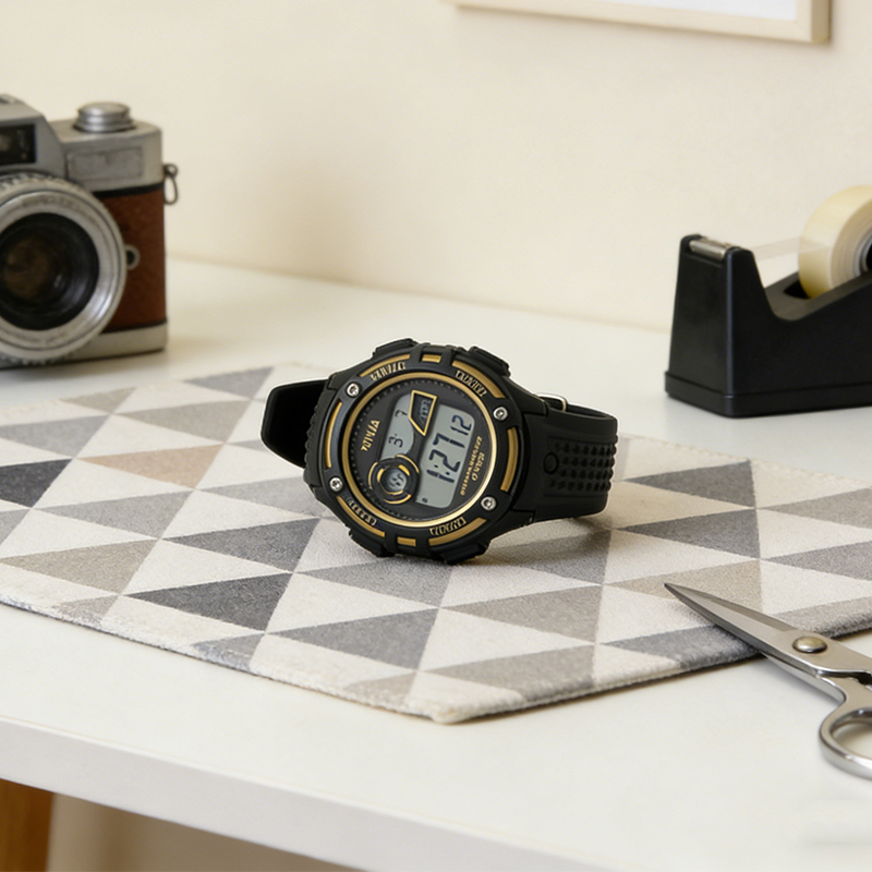 Kids Watch Digital Watch Water Resistant Watch Plastic Watch for Boys Gifts Random Color