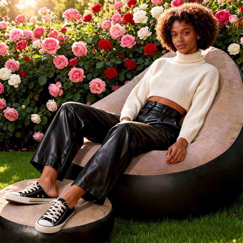 2PCS Inflatable Chair With Foot Stool Inflatable Couch Portable Inflatable Chairs