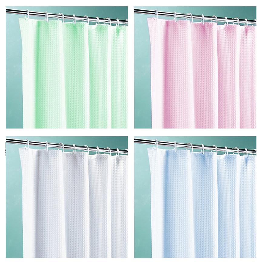 180 x 180cm PEVA Shower Curtain Waterproof Quick-Drying Proof Resistant Washable Bathroom Curtain Random Colours