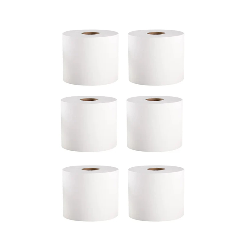 6 Rolls Cleaning Paper White Centrefeed Rolls Toilet Rolls Kitchen Tissue Cleaning Solution
