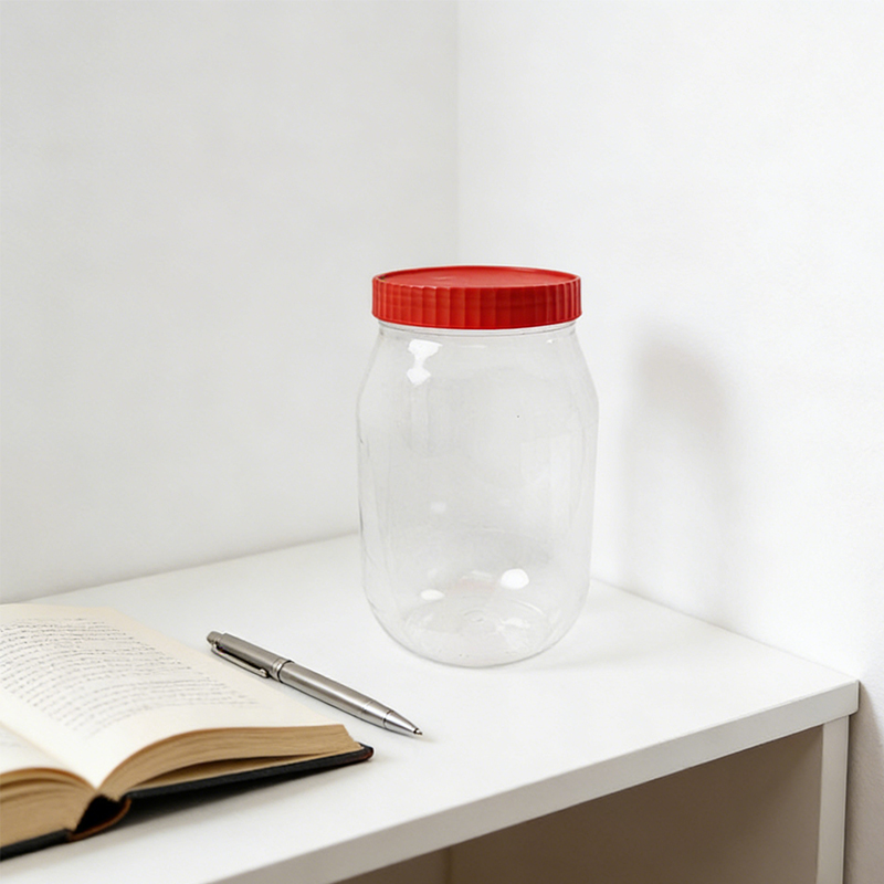 2PCS 750mL Plastic Food Storage Jar with Lids Kitchen Reusable Freezer Storage Containers