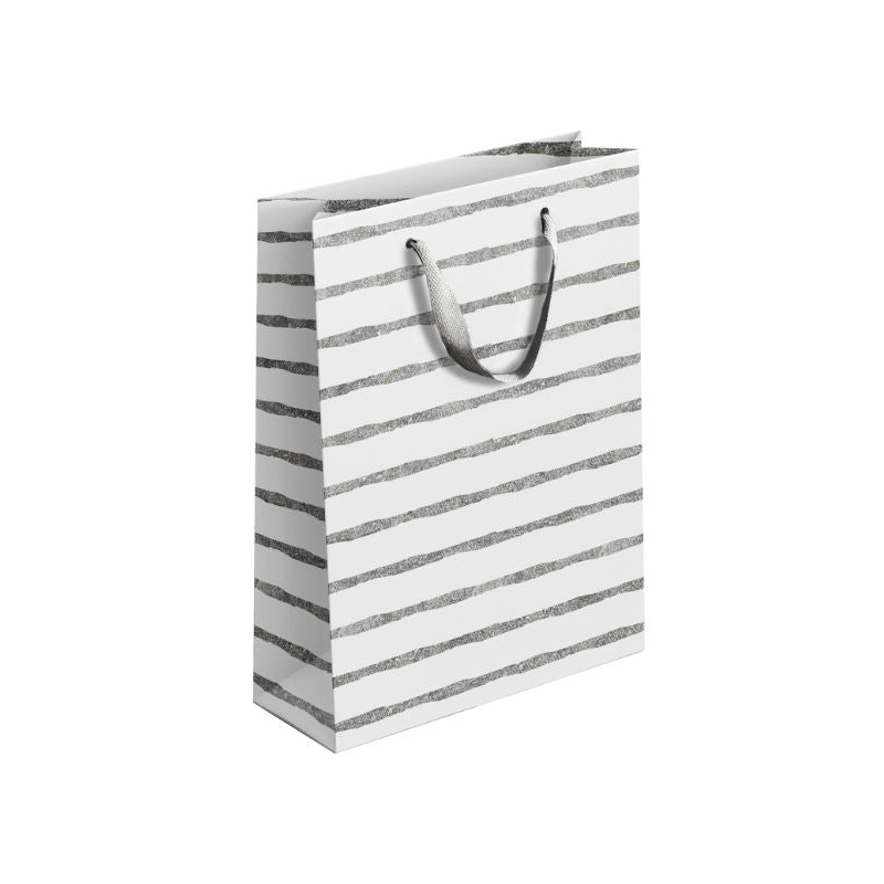 Gold and silver pattern paper gift bags, in various styles and oversized, are shipped randomly