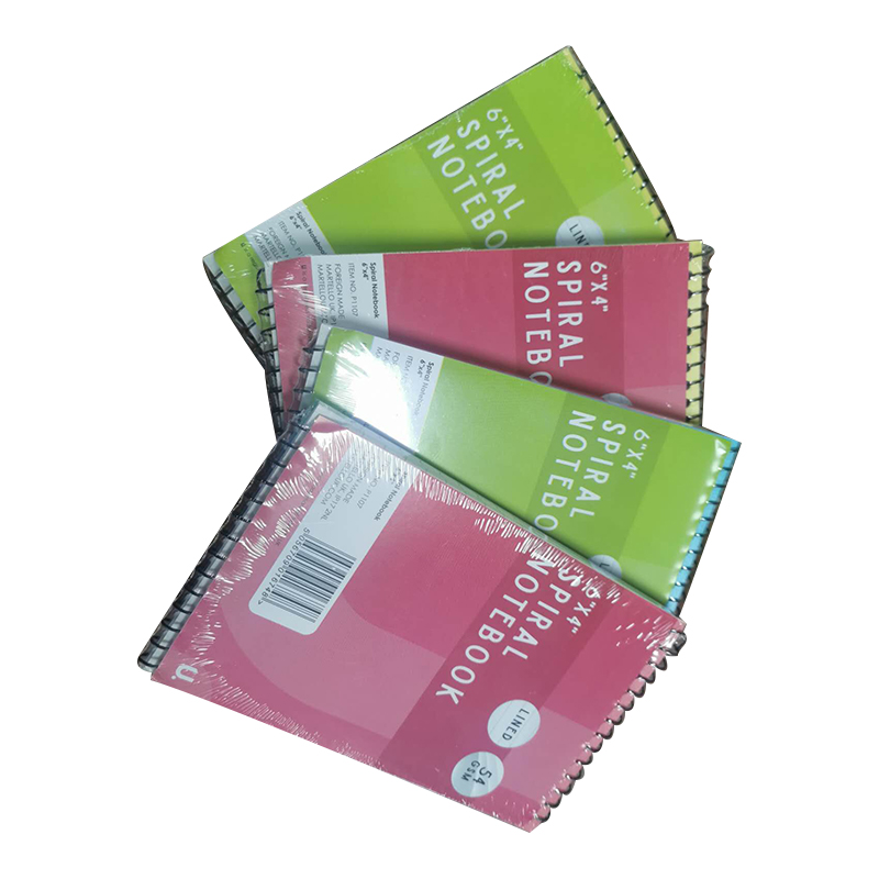 Spiral Notebook 6 x 4 inch Pack of 3 - Random Colour Gift