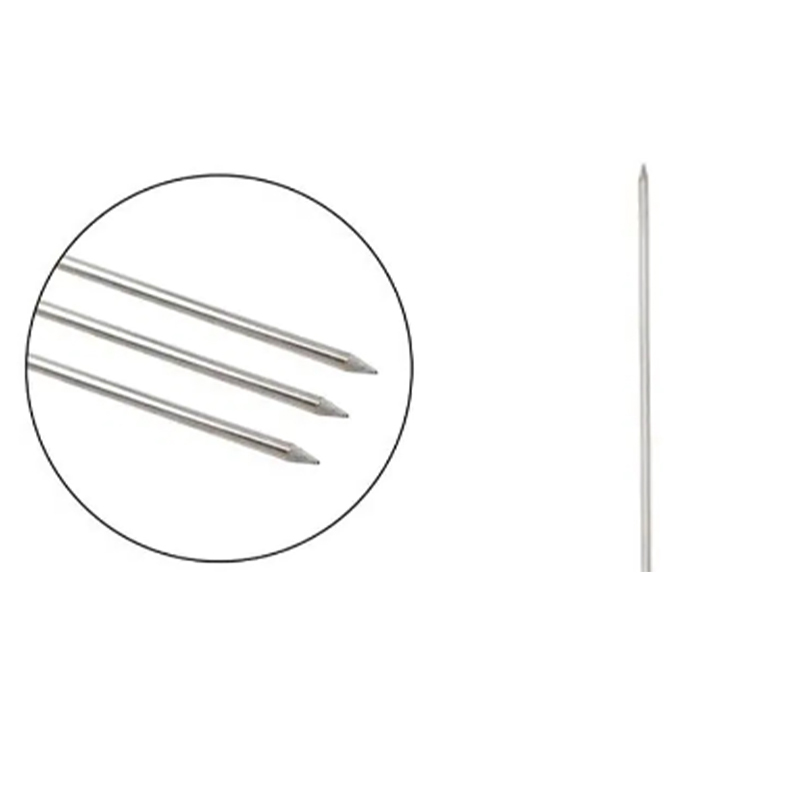 Metal BBQ Kebab Skewer Sticks 12pcs 30 cm Wooden Handle