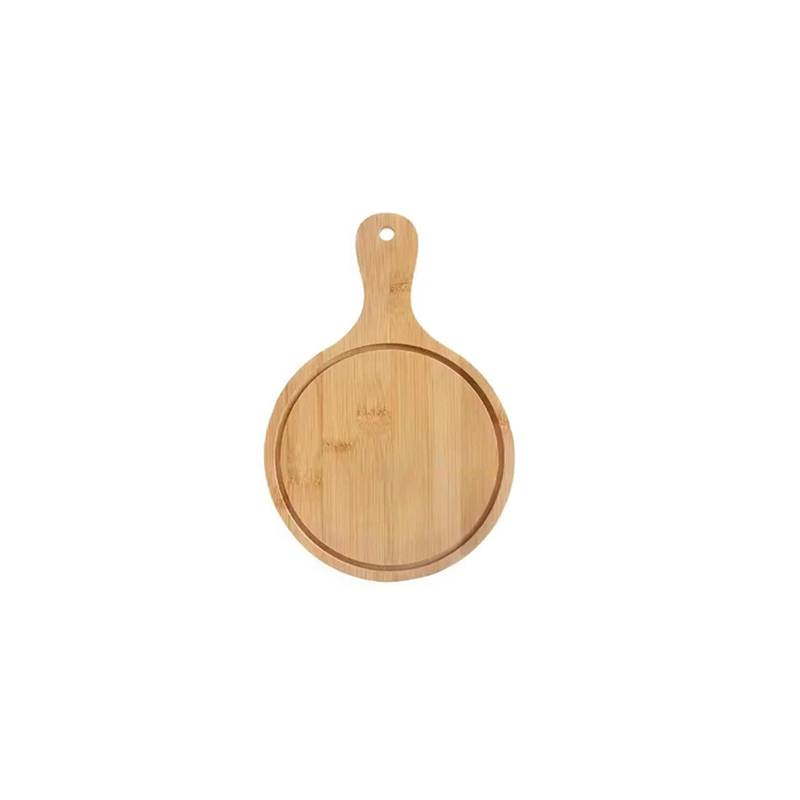 Wooden Pizza Plate Serving Chopping Board Medium 24.5 x 35.5 x 1 cm Home