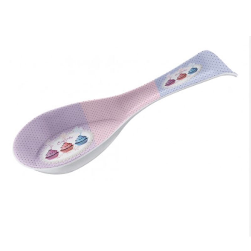 28cm Melamine Spoon Rest Assorted Designs - Random Colour Home