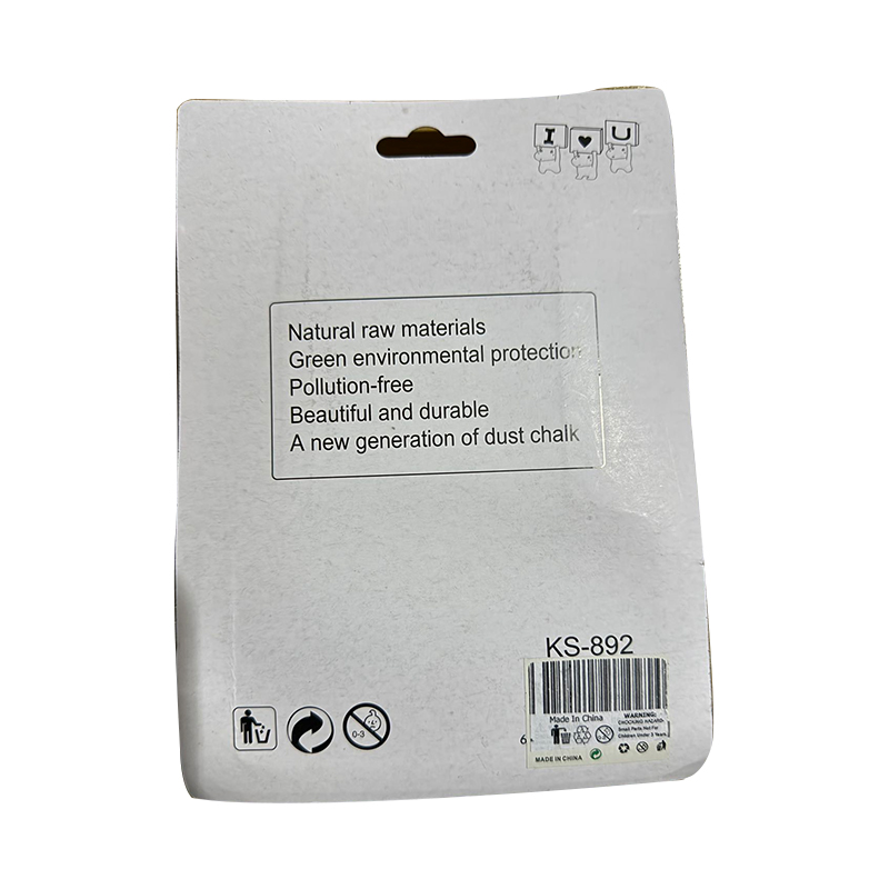 12pcs Coloured Chalk Sticks and 1pcs Duster Gift