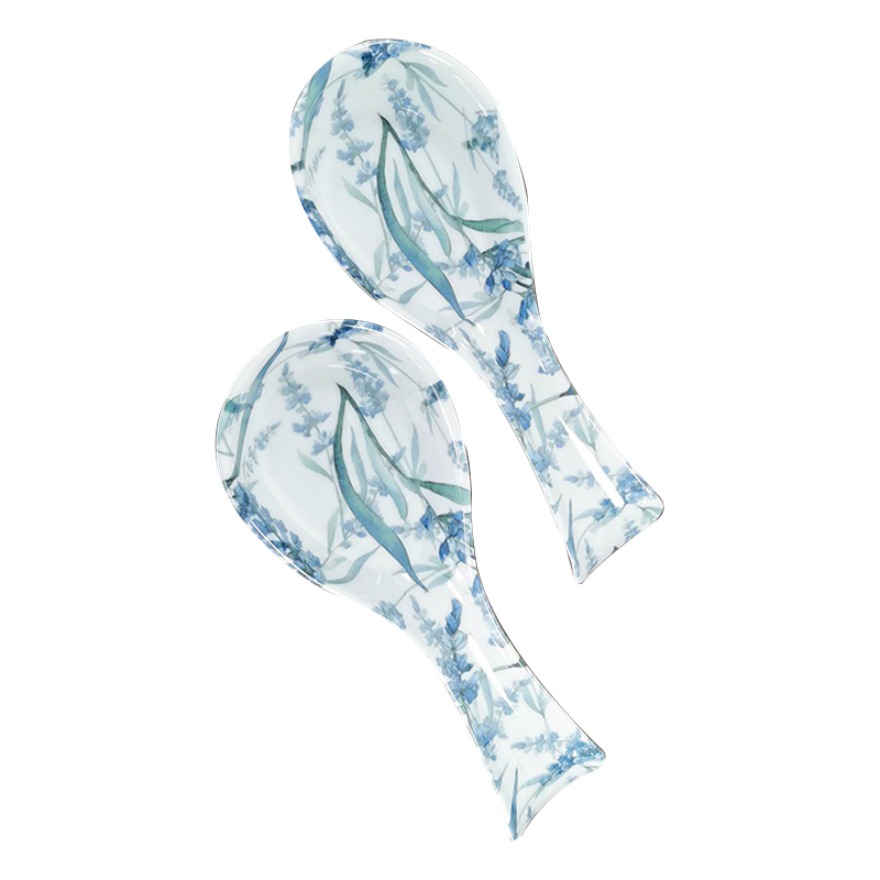 28cm Melamine Spoon Rest Assorted Designs - Random Colour Home