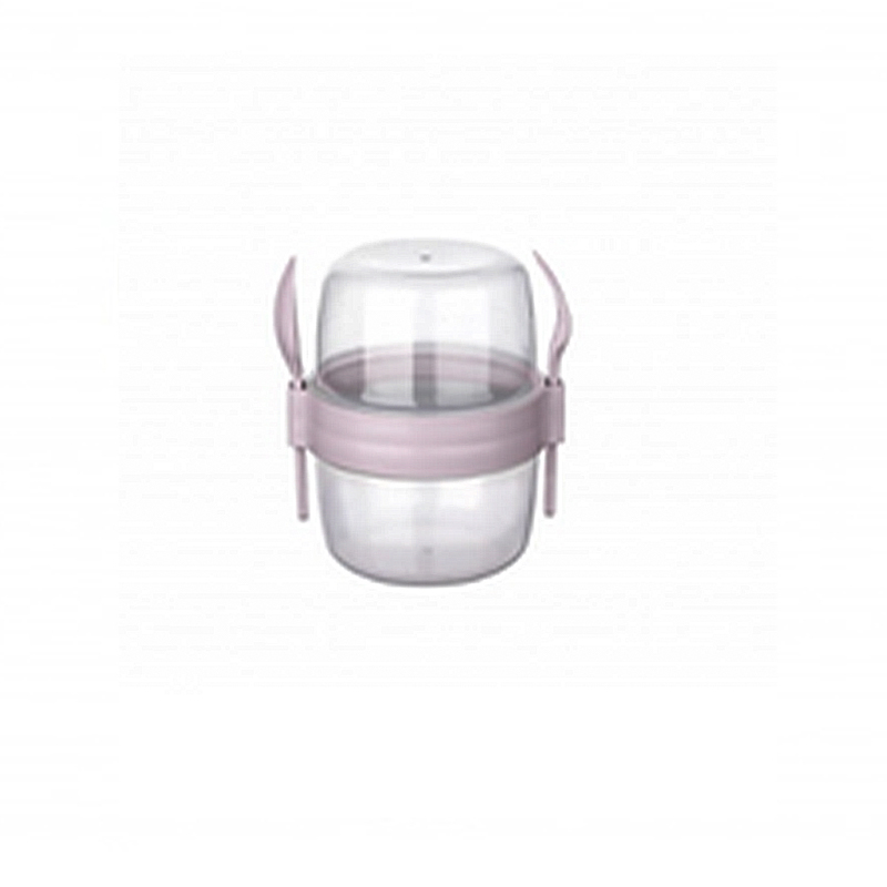 650ml Muesli Container Reusable Yogurt Pot Oatmeal Jar Random Colour Home