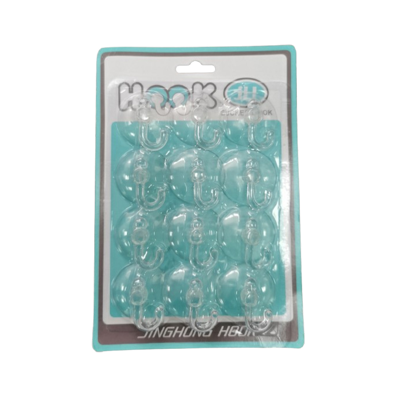 Clear Suction Hooks Window Suckers for Bathroom Kitchen Pack of 12 Home