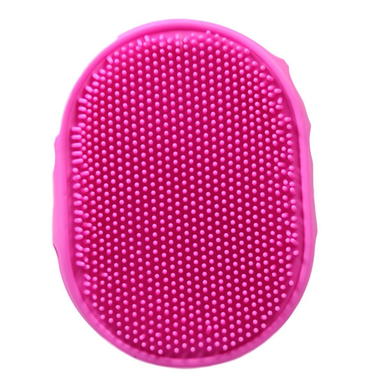 15cm Silicone Double Sided Grooming Pad Brush for Pet Dog Random Colour Gift