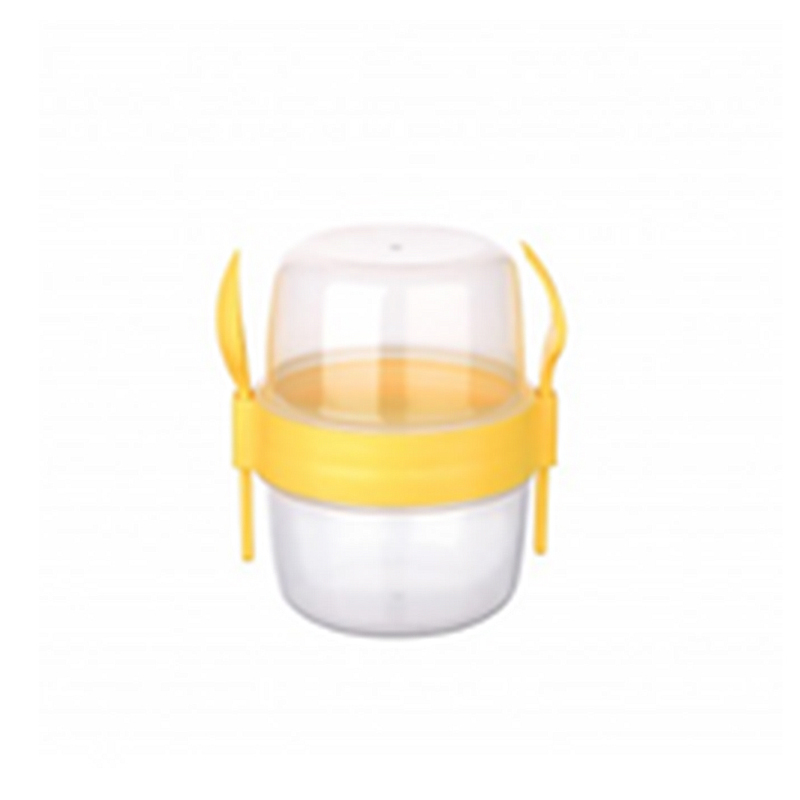 650ml Muesli Container Reusable Yogurt Pot Oatmeal Jar Random Colour Home