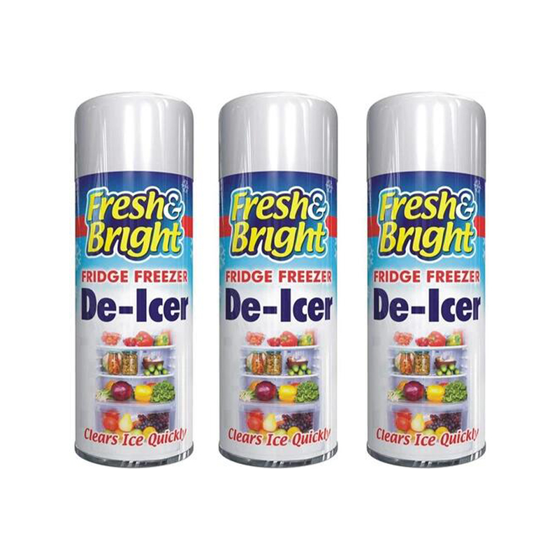 1 x Fridge Freezer De Icer Spray Defrost Ice Quickly Anti Bacterial Deicer 200ml Home