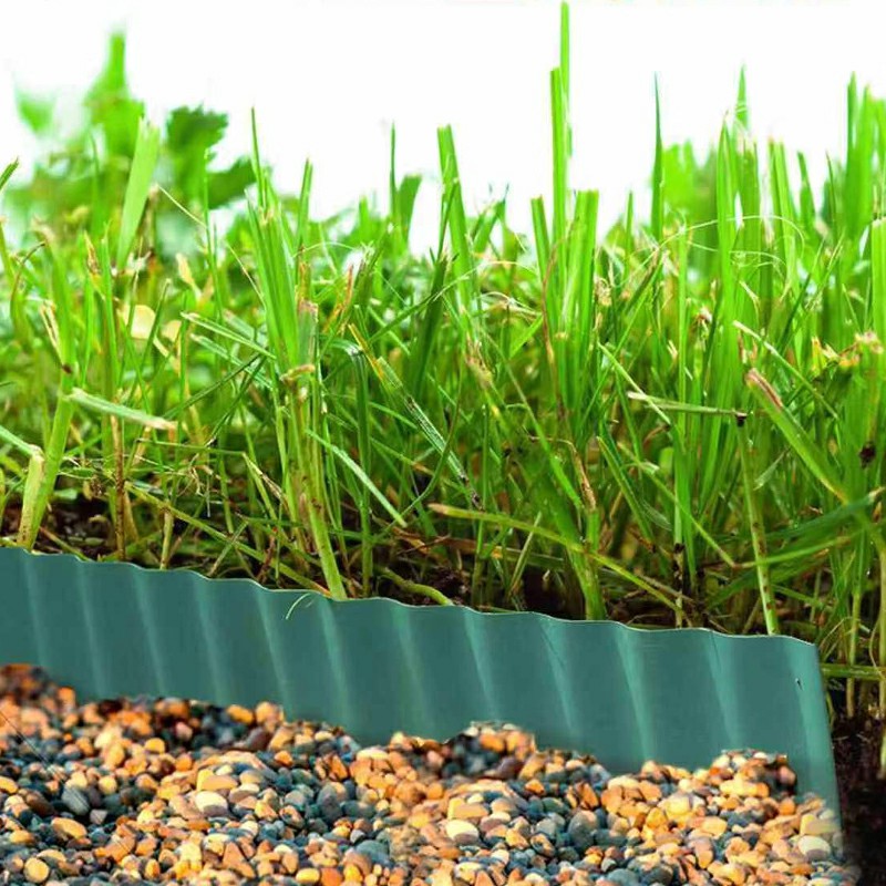 Lawn Garden Border Edging Flexible PVC Landscape Edging for DIY Flower Bed Fencing - 10cm x 9m Gift