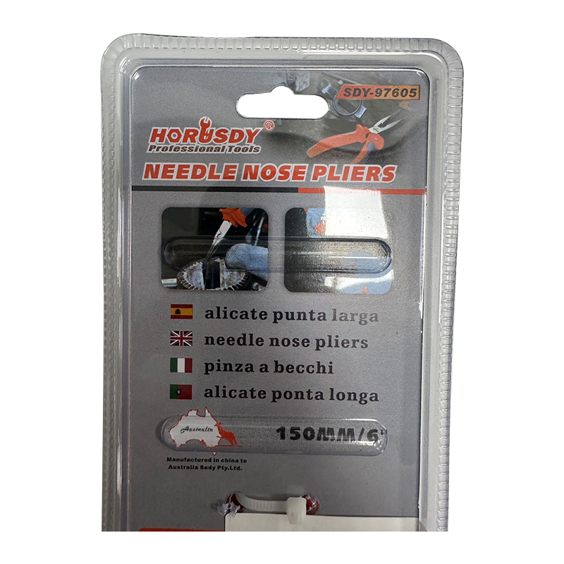 DIY Long Needle Nose Pliers 6 inch  Orange  Home