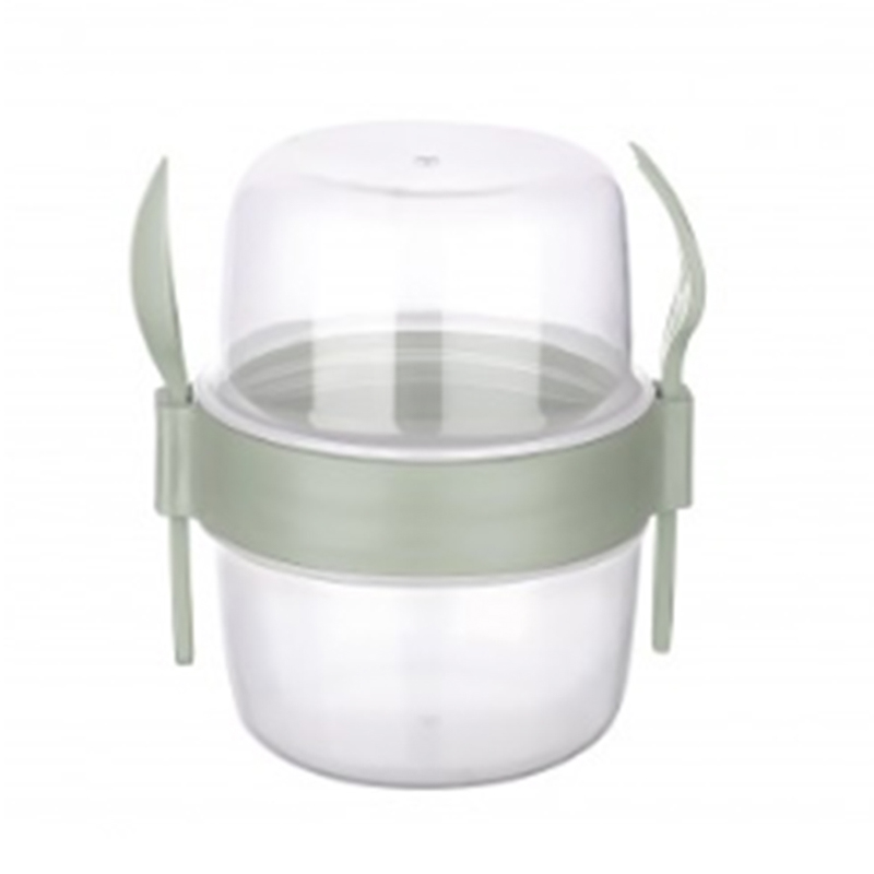 650ml Muesli Container Reusable Yogurt Pot Oatmeal Jar Random Colour Home