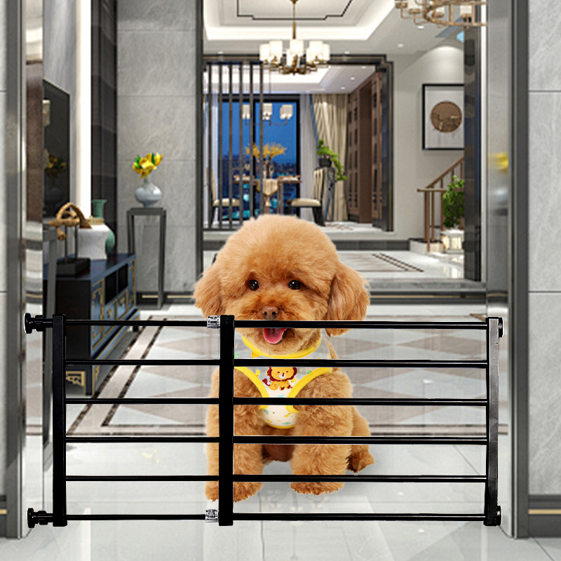 Retractable Pet Small Dog Safety Gate Baby Barrier Door Stair Fence Guard for Indoor  White  Home