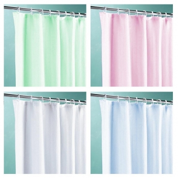 180 x 180cm PEVA Shower Curtain Waterproof Quick-Drying Proof Resistant Washable Bathroom Curtain Random Colours