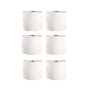 6 Rolls Cleaning Paper White Centrefeed Rolls Toilet Rolls Kitchen Tissue Cleaning Solution