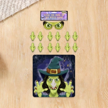 Stick the Nose on the Witch Halloween Game 14PCS