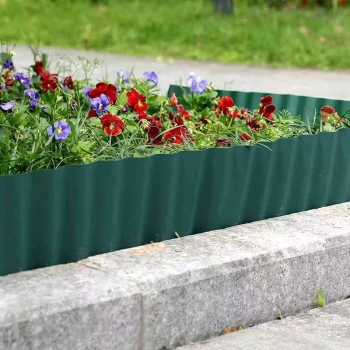 Lawn Garden Border Edging Flexible PVC Landscape Edging for DIY Flower Bed Fencing - 15cm x 9m Gift