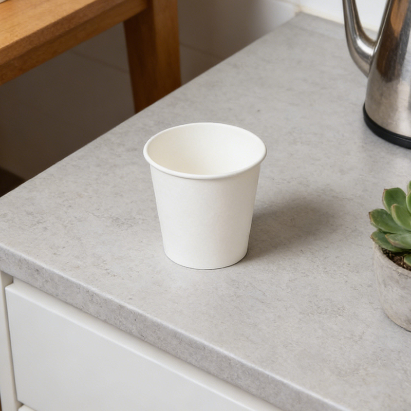 50PCS Disposable Paper Drinking Cups 4oz Paper Cups Random Color