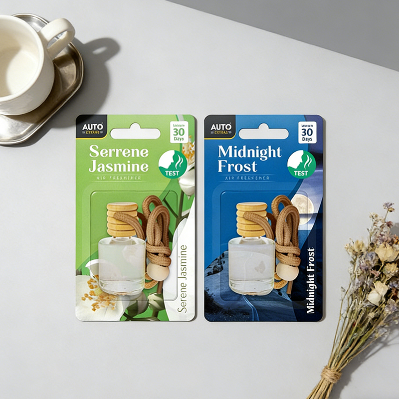 8mL Car Air Freshener with Vent Clip Glass Bottle Diffuser Hanger Random Sent