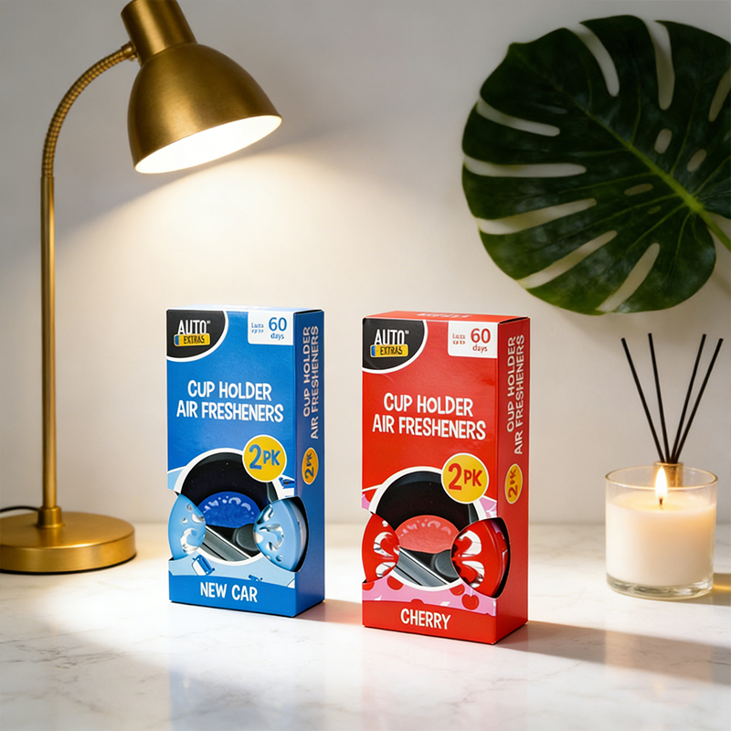 2PCS Car Cup Holder Air Freshener Random Sent