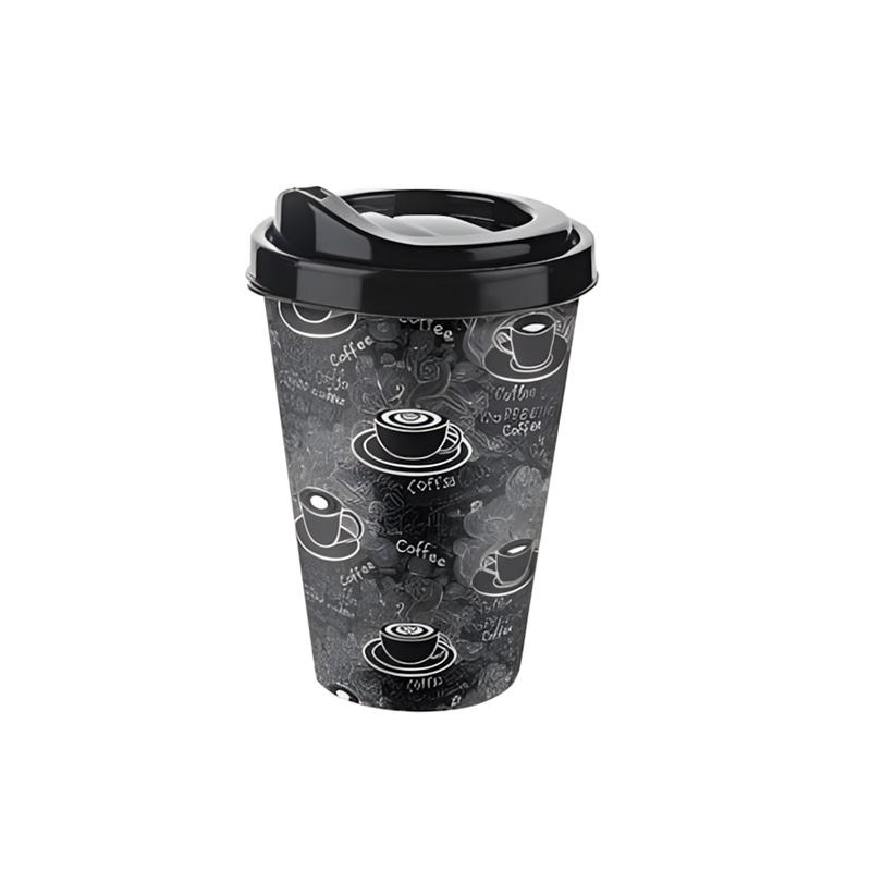 TTZ Reusable Plastic Travel Coffee Cup 400ml, Multiple Styles