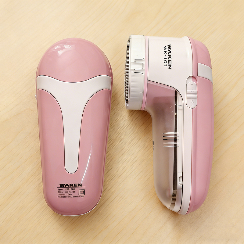 Electric Battery Operated Lint Remover Fabric Shaver for Clothing Pink Home
