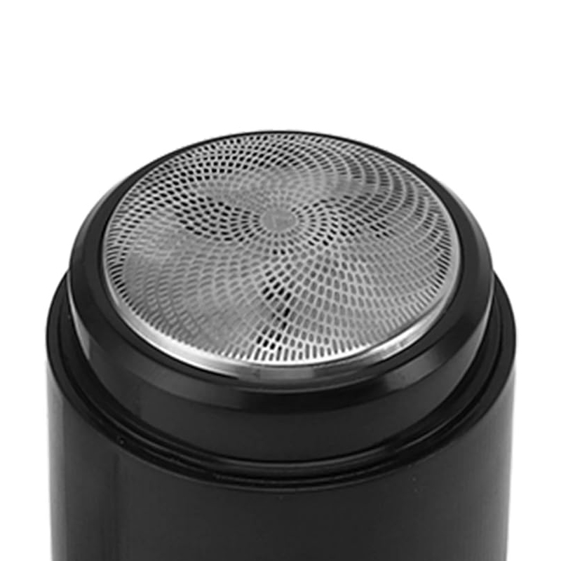 Mini electric men shaver USB rechargeable travel model 6 x 4 cm black