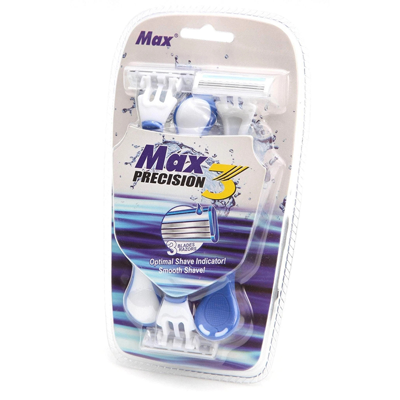 Plastic Disposable Razor Shaver Pack of 3 Lightweight Razors