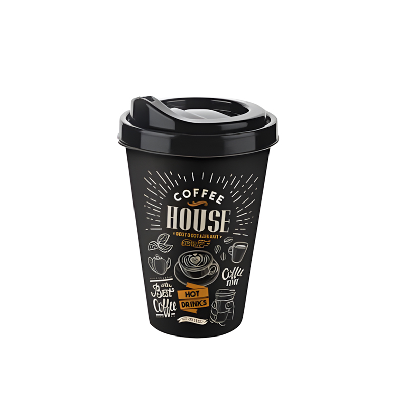 TTZ Reusable Plastic Travel Coffee Cup 400ml, Multiple Styles