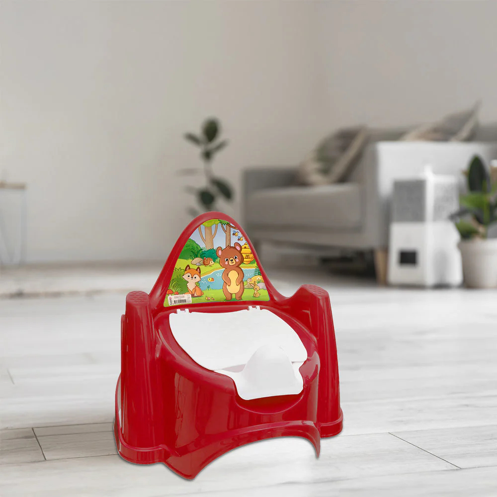 Plastic Baby Potty Chair 35 x 36 x 30cm Random Colours