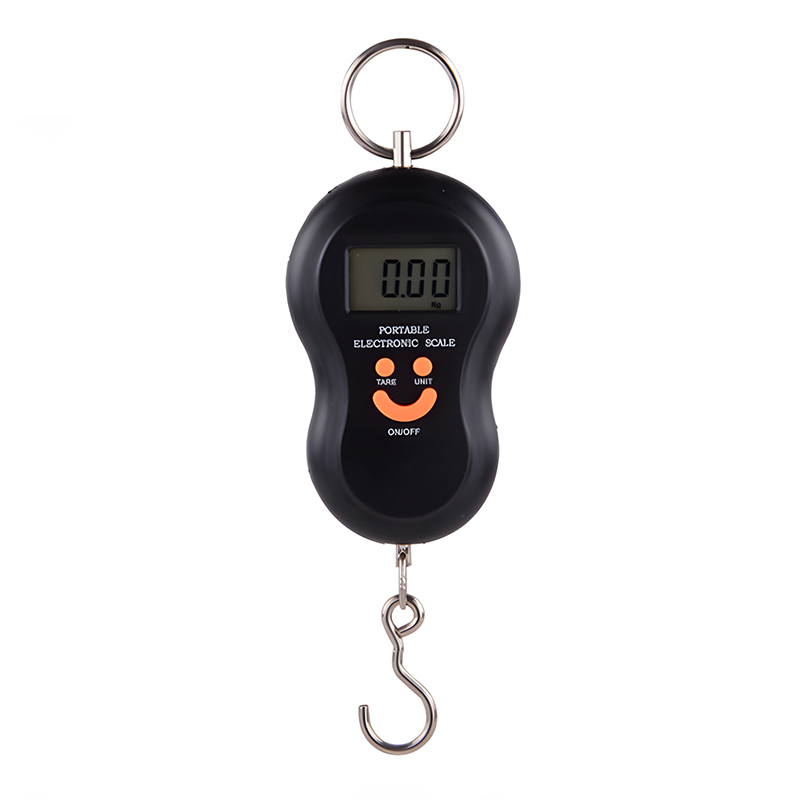 Universal electronic luggage scale 11.5 x 6.5 cm random color