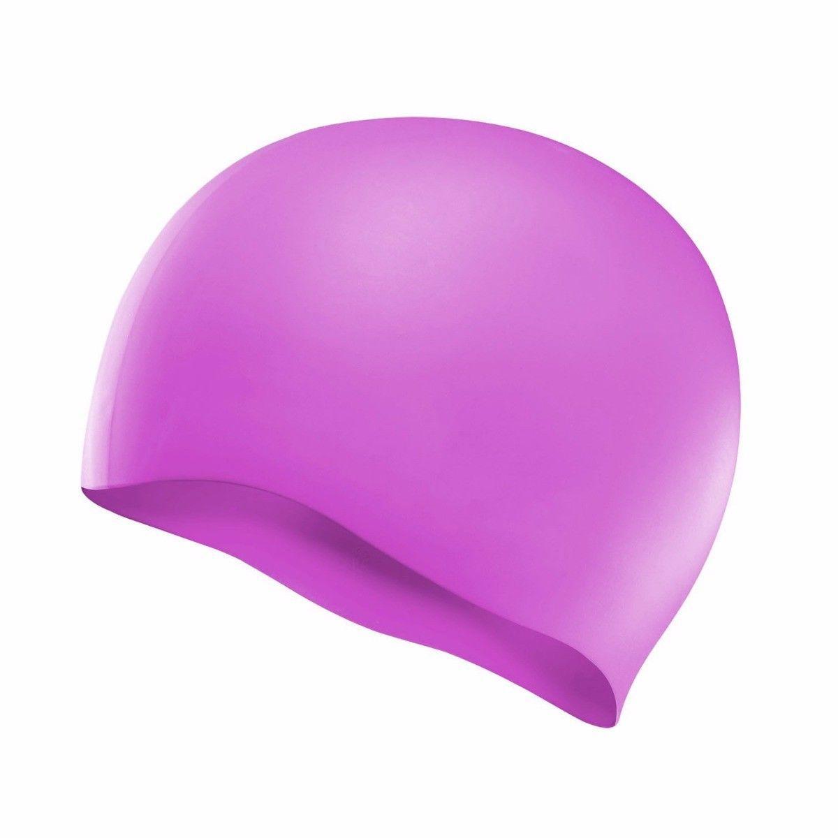 Silicone Swimming Hat Silicone Cap One Size Random Colour