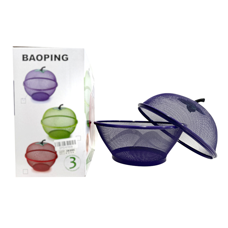 Kitchen Apple Fruit and Vegetable Bowl Basket 28.5cm - Random Colours Home