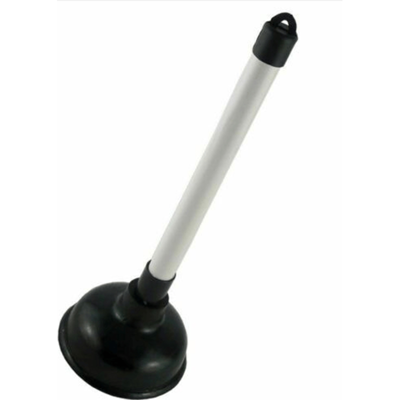 Heavy Duty Bathroom Toilet Plunger Drainer Plastic Stick Unblocker Home