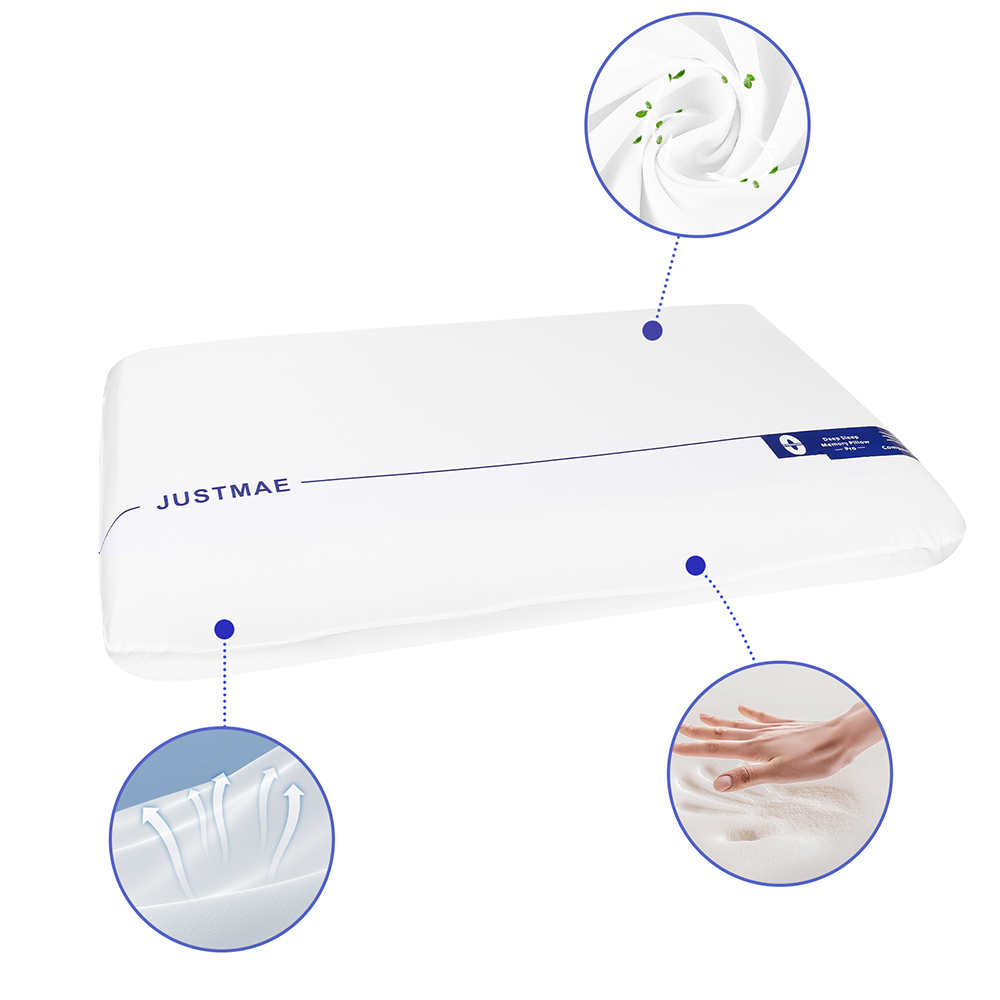 Memory Foam Pillows Deep Sleep Pillow Core Ergonomic Cervical Pillow 70 x 42 x 12 cm  Gift