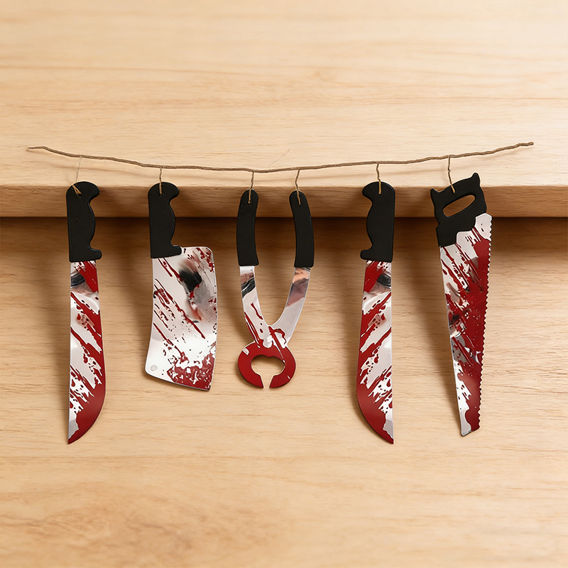 Halloween Torture Tool Garland Decoration 180cm Gifts