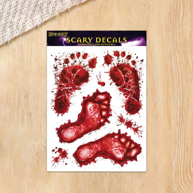 Halloween Scary Festive Blood Decal Stickers