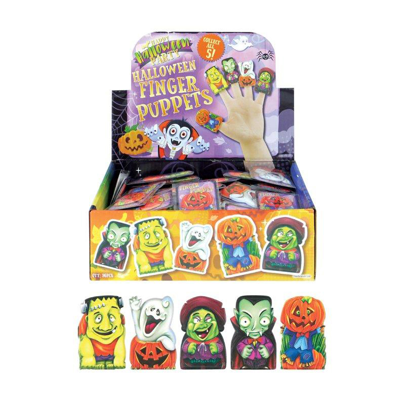 Halloween Finger Puppet 5 x 3 cm Assorted Designs Random Sent Gift