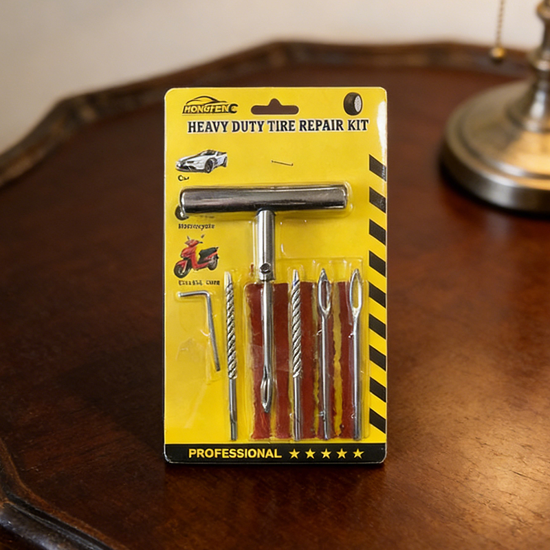 Heavy Duty Car Tyre Puncture Repair Kit Set of 11 Gift