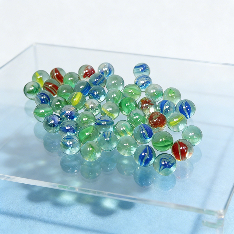 Glass Marbles Aquarium Fish Tank Decoration Sea Life Kids Toys Gift