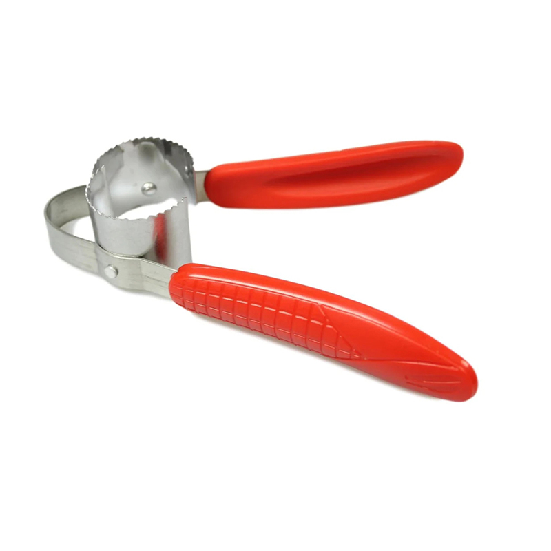 One Step Corn Peeler Thresher Tool Cob Kerneler Cutter Stripper for Kitchen Red Home