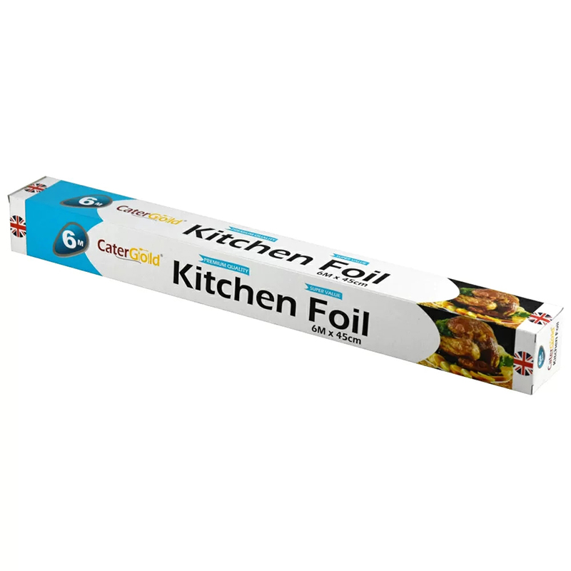 6m x 45cm Aluminium Catering Foil Thick Foil Wrap for Baking  Home