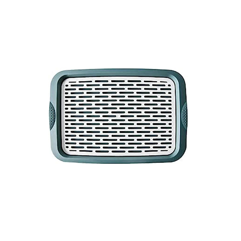 Plastic Serving Drip Tray Cup Drain Tray for Coffee Table 28 x 20 x 2 cm - Random Colour Home