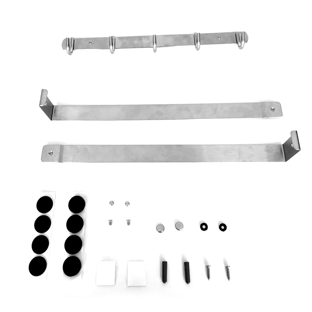 Long Over The Door Hooks Stainless Steel Towel Rack Hooks 6 Hooks Home