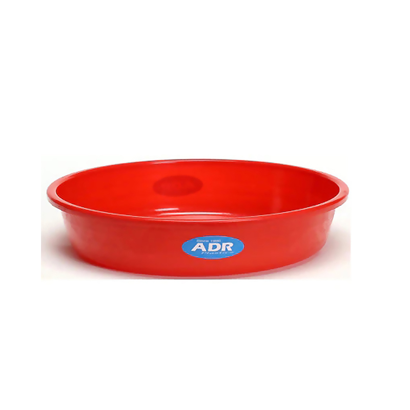 46cm Round Plastic Wash Basin Plain Washing Bowl Random Colour Home